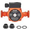 Vevor Hot Water Circulation Pump Cast Iron Recirculating Pump 220V 92W, 60 L/min Max Flow Rate, 6m Max Head Lift, 1-1/2" Threaded Connection, 2°c To