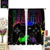 Modern Game Curtains Cartoon Abstract Colour Pigment Creative Electronic Video Gamepad Windows Treatments Insulation Curtain Thermal Polyester