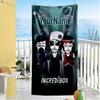 Incredibox Customize Text Beach Towel Soft Durable Quick-Dry For Beach Bathroom Outdoor Swimming Pool Camping Picnic Yoga Diving Vacation Accessories