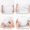 Foldable Household Laundry Basket Mesh Dirty Clothes Storage Basket Large Capacity Toy Storage Bag Bucket Bathroom Accessories