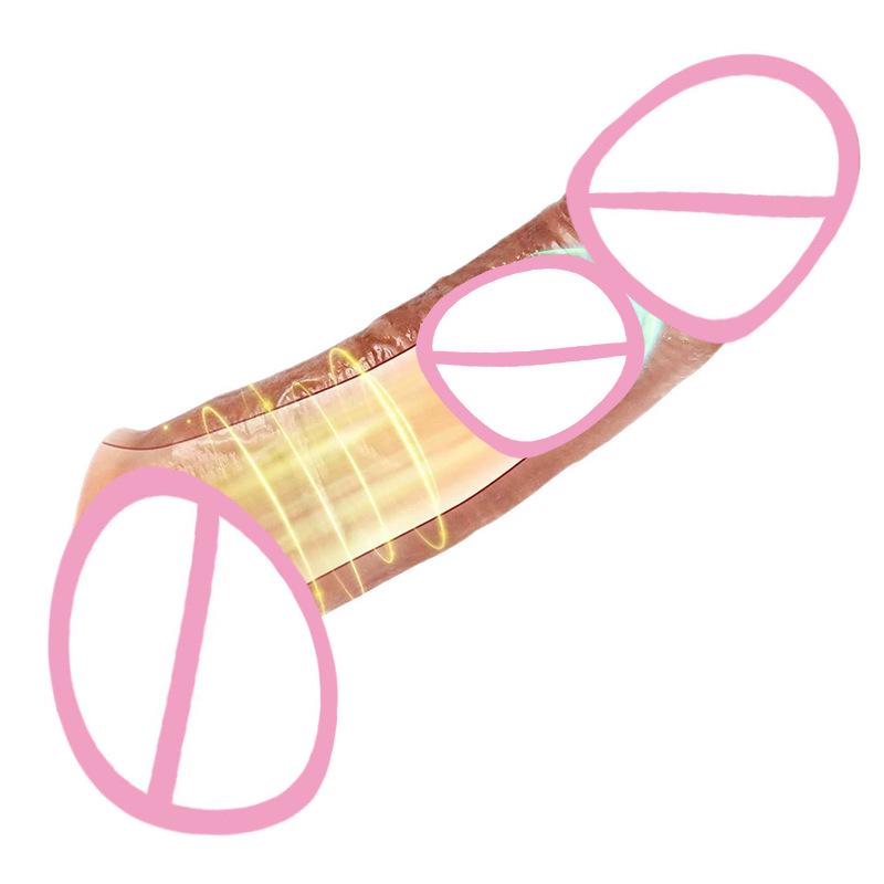 Cross-Border Liquid Silicone Penis Sleeve: Extended & Thickened Dildo for Men