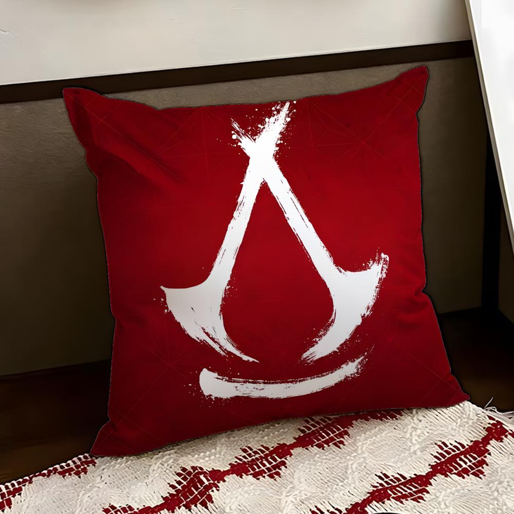 Federa per Cuscino Assassin's Creed SShadows Reversibile Morbida Resistente per Casa Auto Uso Multi-Scena per Comfort Quotidiano