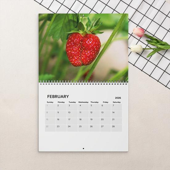 Nature Butts 2026 Calendar Jan. 2026 - Dec. 2026 Wall Hanging Calendar Funny 12 Monthly Planner White Elephant Gag Gifts for Family Friends