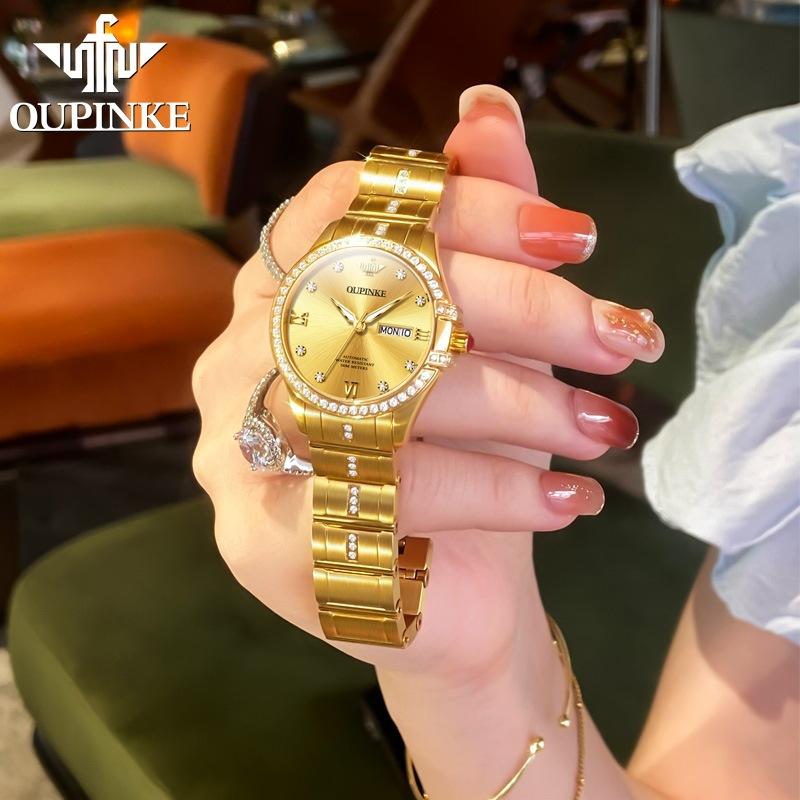 OUPINKE Women's Watch Waterproof Automatic Mechanical Watch for Women