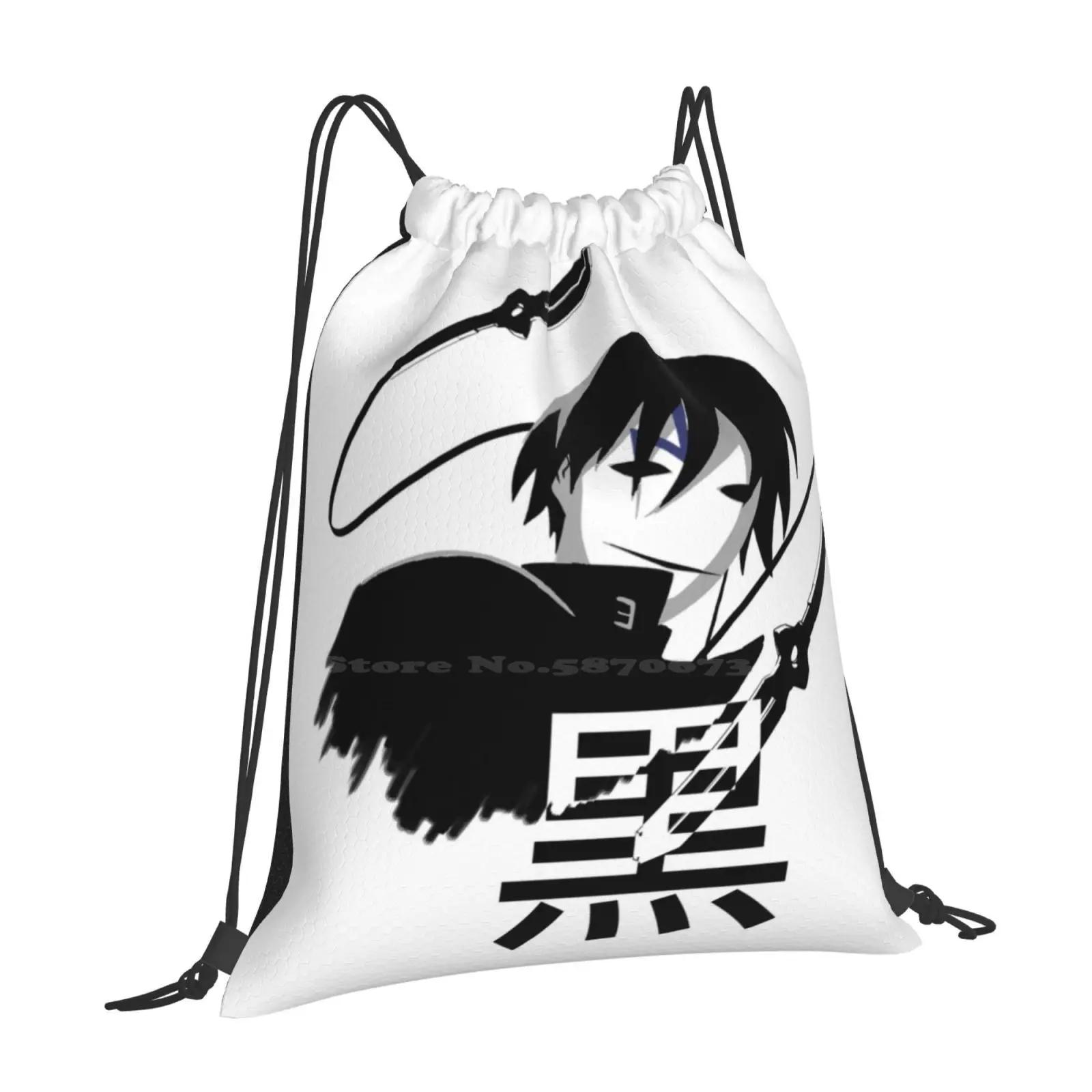 Darker Hot Sale Backpack Fashion Bags Darker Than Black Hei Anime Manga OneSize