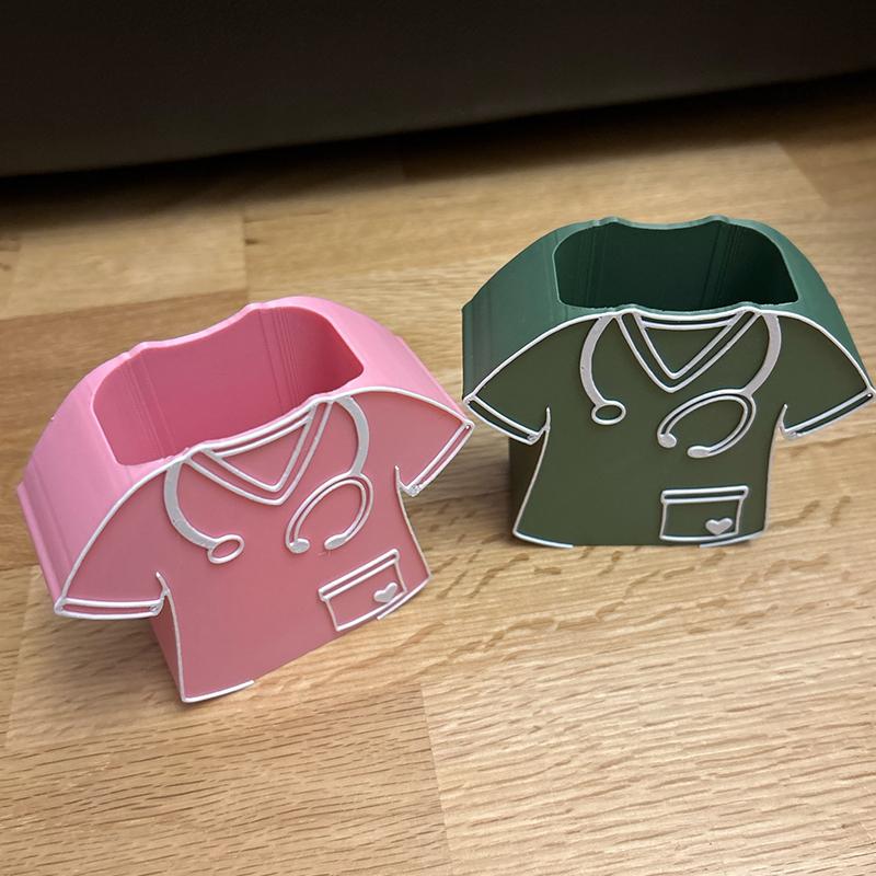 Portabolígrafos de Enfermera Diseño con Forma de Uniformes de Enfermera Organizador de Escritorio Regalo Perfecto Para Enfermeras Doctores Y Estudiantes de Medicina Regalos Para Enfermeras