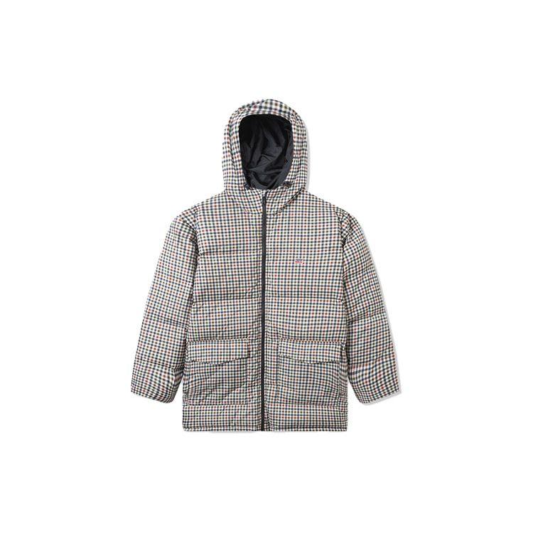 Levis Plaid Hooded Zip-Up Down Jacket Men Outerwear Multicolor A0949-0002