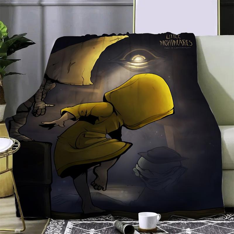 Horror Game Little Nightmares Printed Blanket Picnic Blankets Warm Blanket Soft Comfortable Blanket Home Travel Birthday Gift