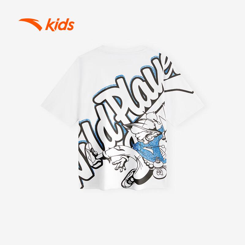 Anta Kids Trendy Series Big Boys Knit Short Sleeve T-Shirt