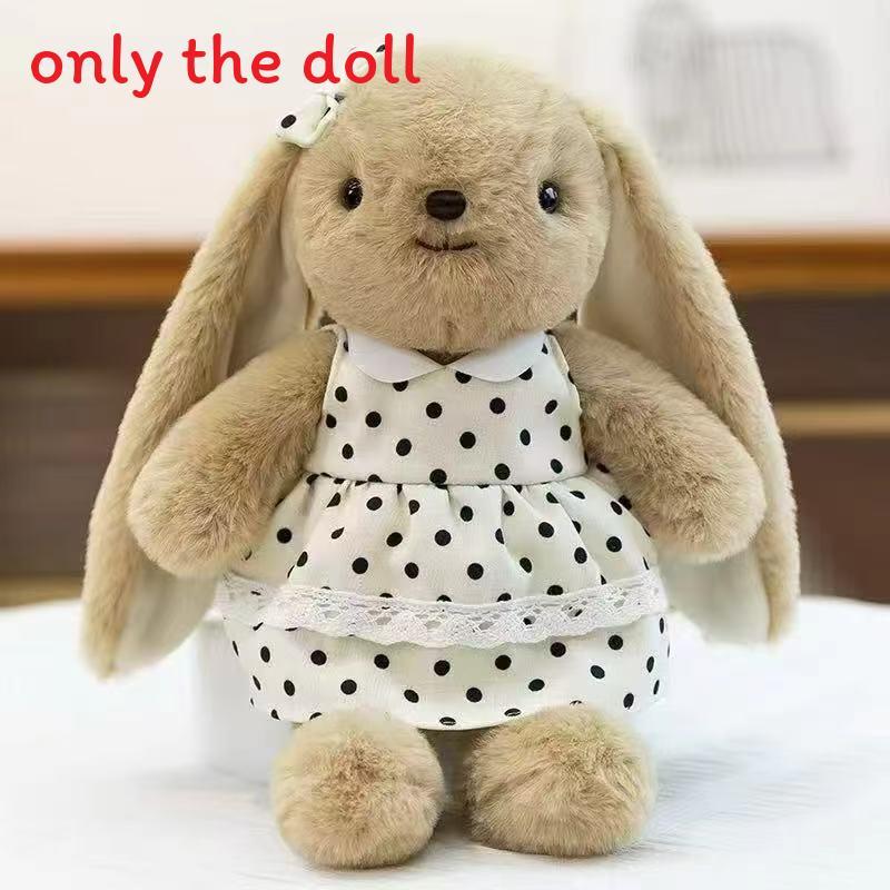 Fragrant Rabbit Cuter Plush Doll With Dress And Bow Decoration For Kids Play