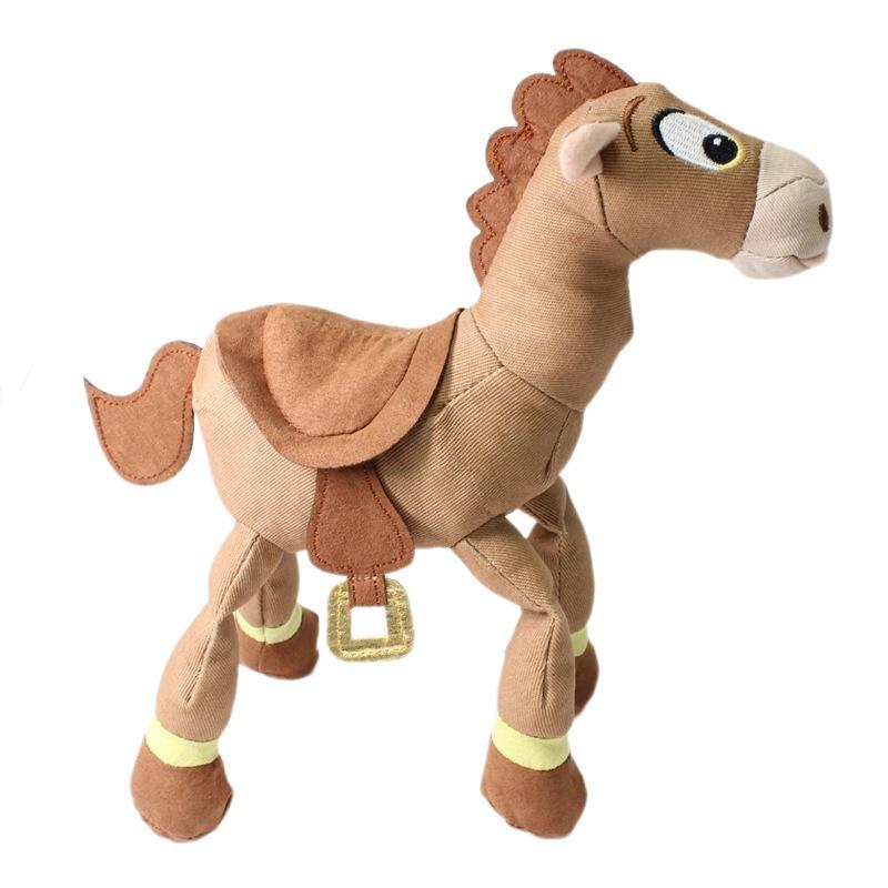 

25cm Animation Toy Story Woody Sheriff Bath Red Heart Horse Ordinary Acousto-optic Plush Toy Sofa Pillow Birthday Gift