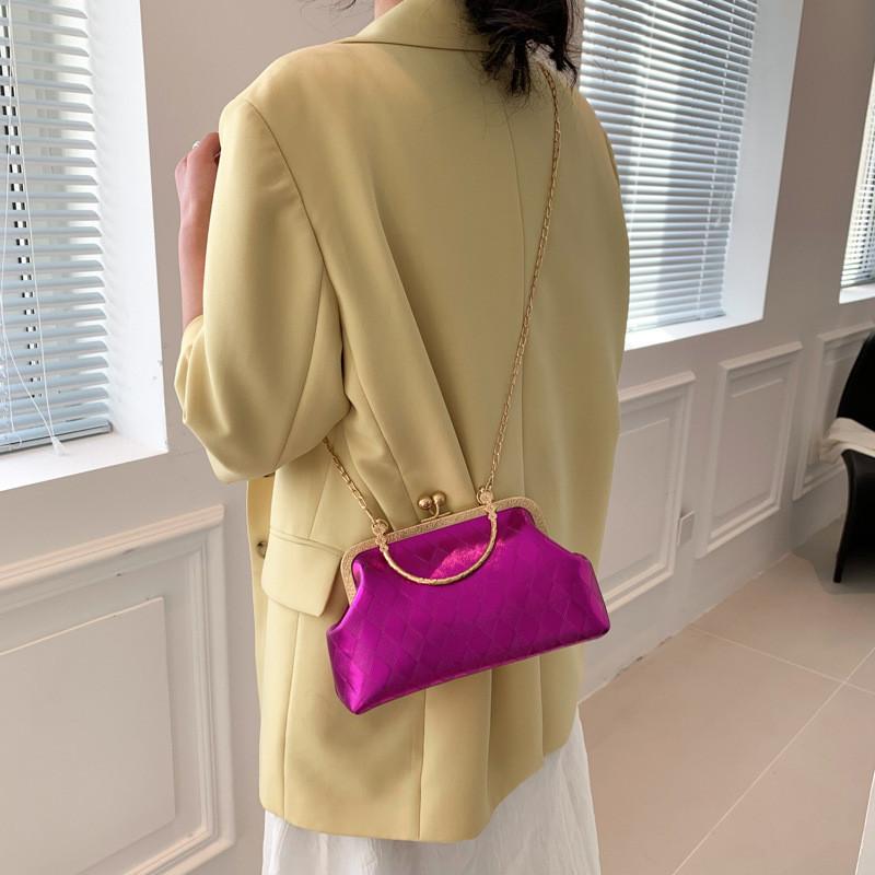 Chic And Modern Shell Bag For Women In Silver And Gold Ideal For Street Style