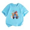 Summer Tshirts Fashion anime print Tops Boys Girls Tee Children Short Sleeve Child Loose Casual Baby Pink Black clothing