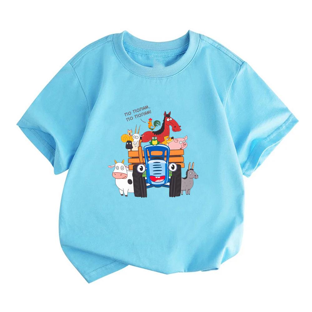 Summer Tshirts Fashion anime print Tops Boys Girls Tee Children Short Sleeve Child Loose Casual Baby Pink Black clothing