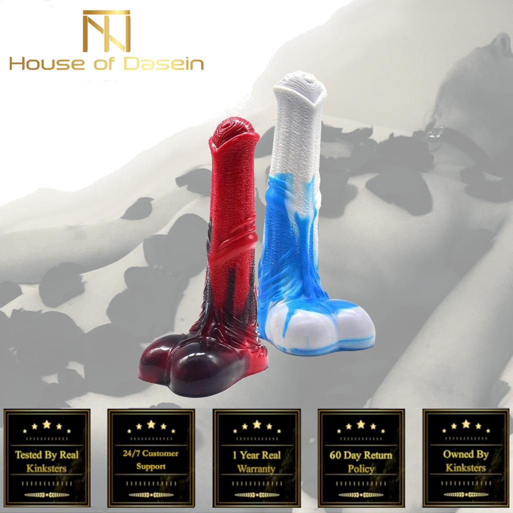 Animal Horse Big Dong Silicone  And Balls Dildo  Large Fantasy Dildos