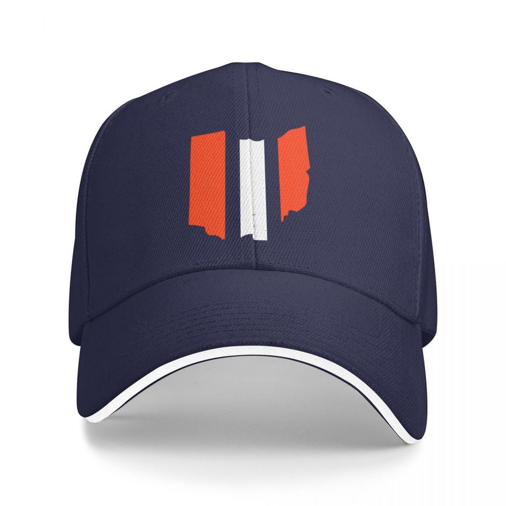 Ohio Cleveland Stripe Baseball Cap Western Hat Custom Cap Tea Hat For Men Womens