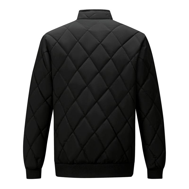 Cappotto Piumino Imbottito da Uomo Versione Coreana Invernale con Collo Alto da Uomo Caldo Imbottito Invernale Cappotto Piumino Imbottito