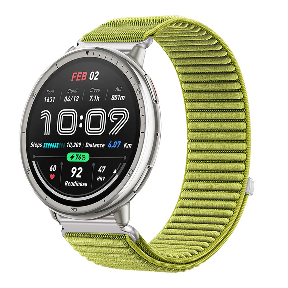 20mm 22mm Nylon Loop Strap for Amazfit Active 2 Band Correa for Amazfit Balance 2/Helio/Bip 6 5/GTR/GTS 4 3 Breathable Bracelet