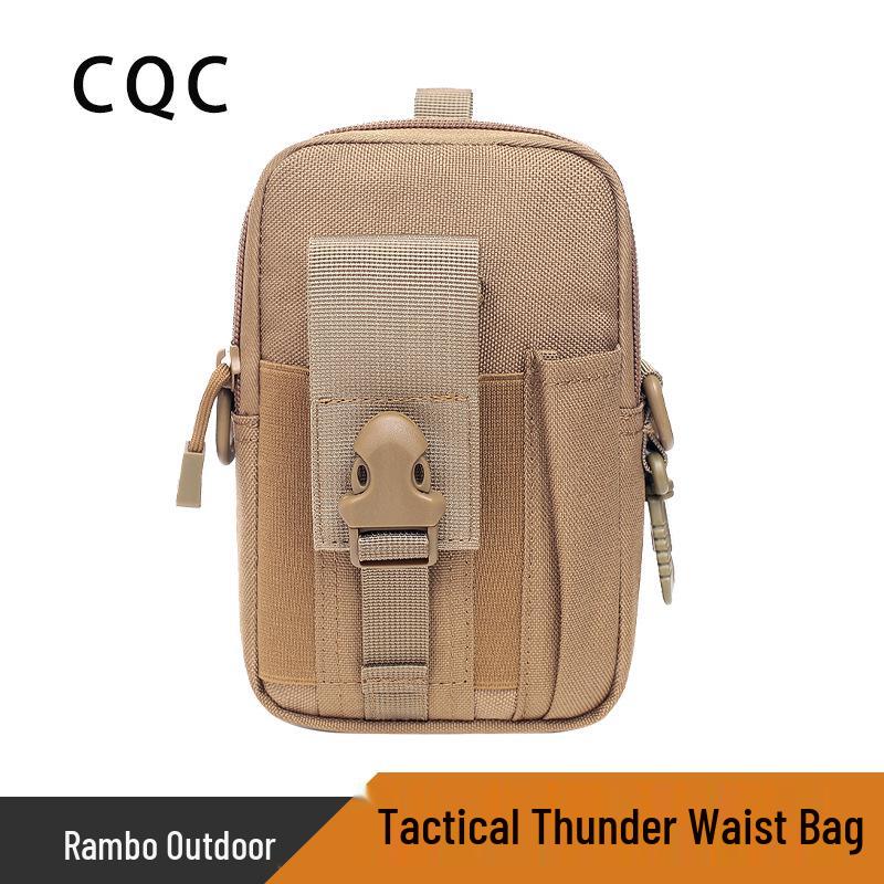 Camouflage Tactical Waist Pack for Phone and Coins - Military Style Hanging Bag