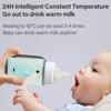 LED Display Portable Baby Bottle Warmer Temperature Adjust Smart Temperature Control Travel Breastmilk Heater 35-50℃ Range
