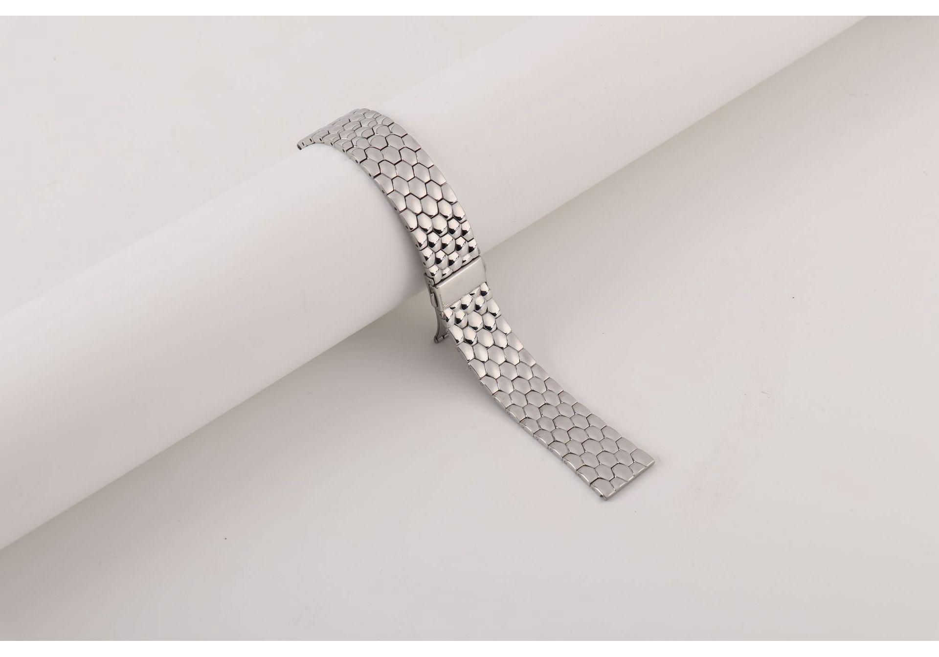 Huawei iWatch Men s Rhombus Low Pressure 22mm Stainless Steel Watch Strap 22mm серебряный