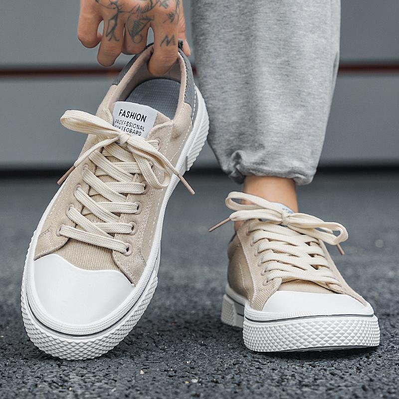 New Autumn Cloth Shoes Casual Board Shoes Soft-soled Sports Canvas Shoes Autumn and Winter