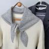 Triangle Scarf Women Headscarf Knitted Scarf Multi-functional Warm Knitted Scarf