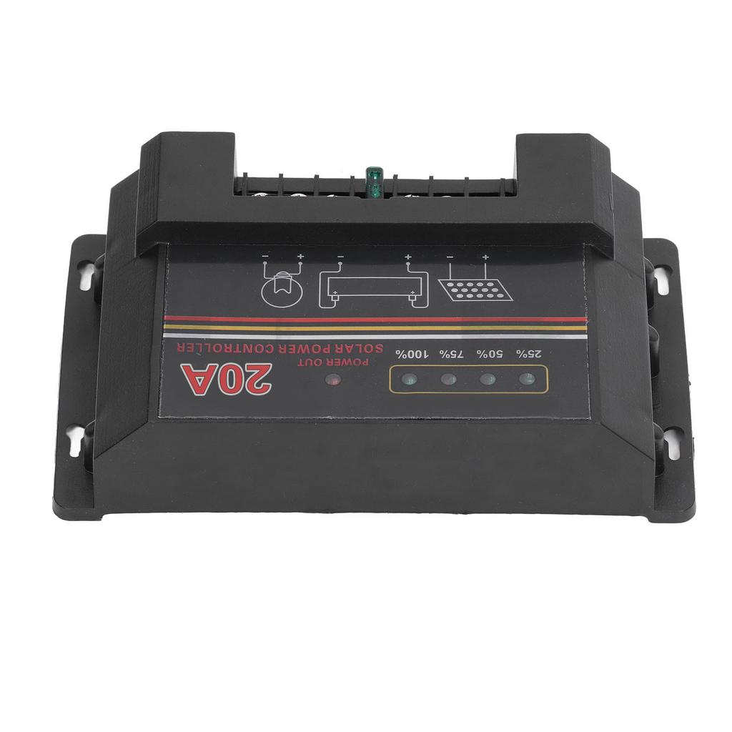 Solar Charge Discharge Controller High Speed CPU Microprocessor Multiple Protections Data Transmission 12V Solar