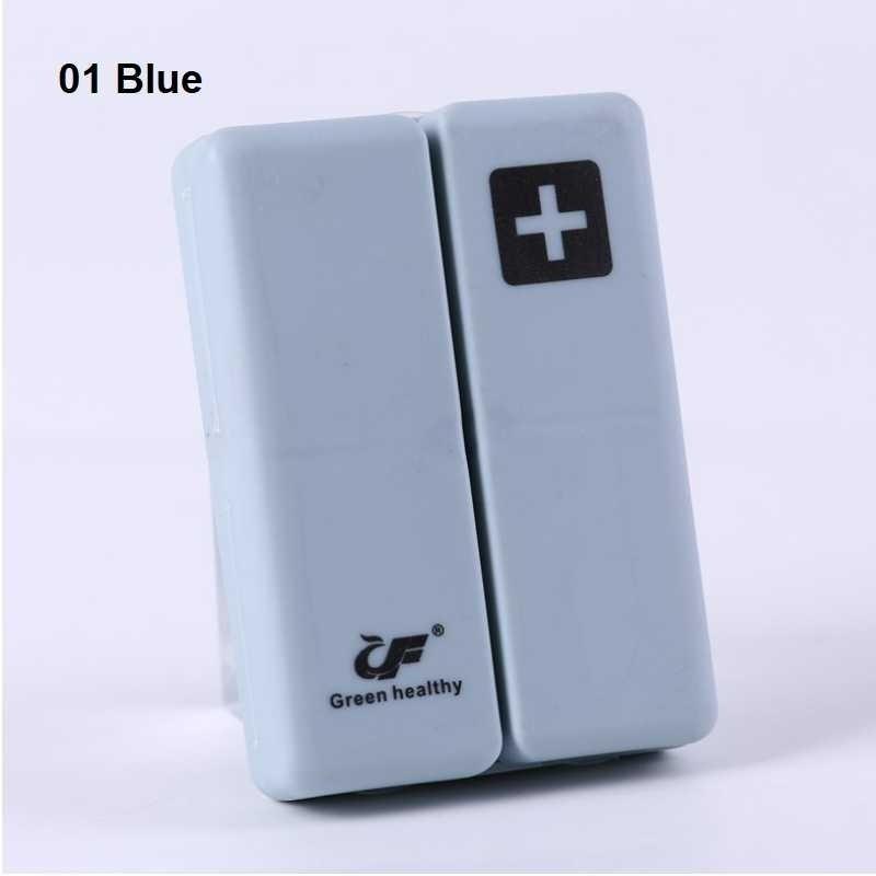 7 Days Weekly Folding Pill Box Plastic Organizer Vitamin Pill Dispensing Medicine Box