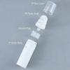 1pc Refillable Lotion Bottles Airless Pump Vacuum Toiletries Container Empty Plastic Cosmetic Bottle 5ml 10ml 15ml