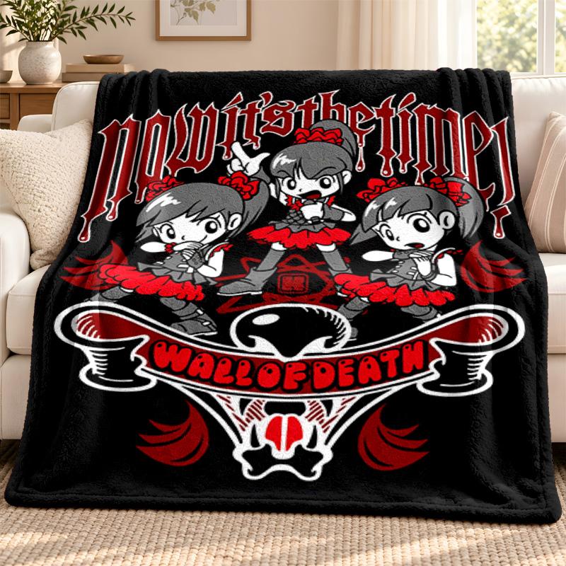 Baby Metal blanket Flannel Blanket Soft Cozy Plush Throw for Sofa Bed Lightweight Home Decoration Outdoor camping