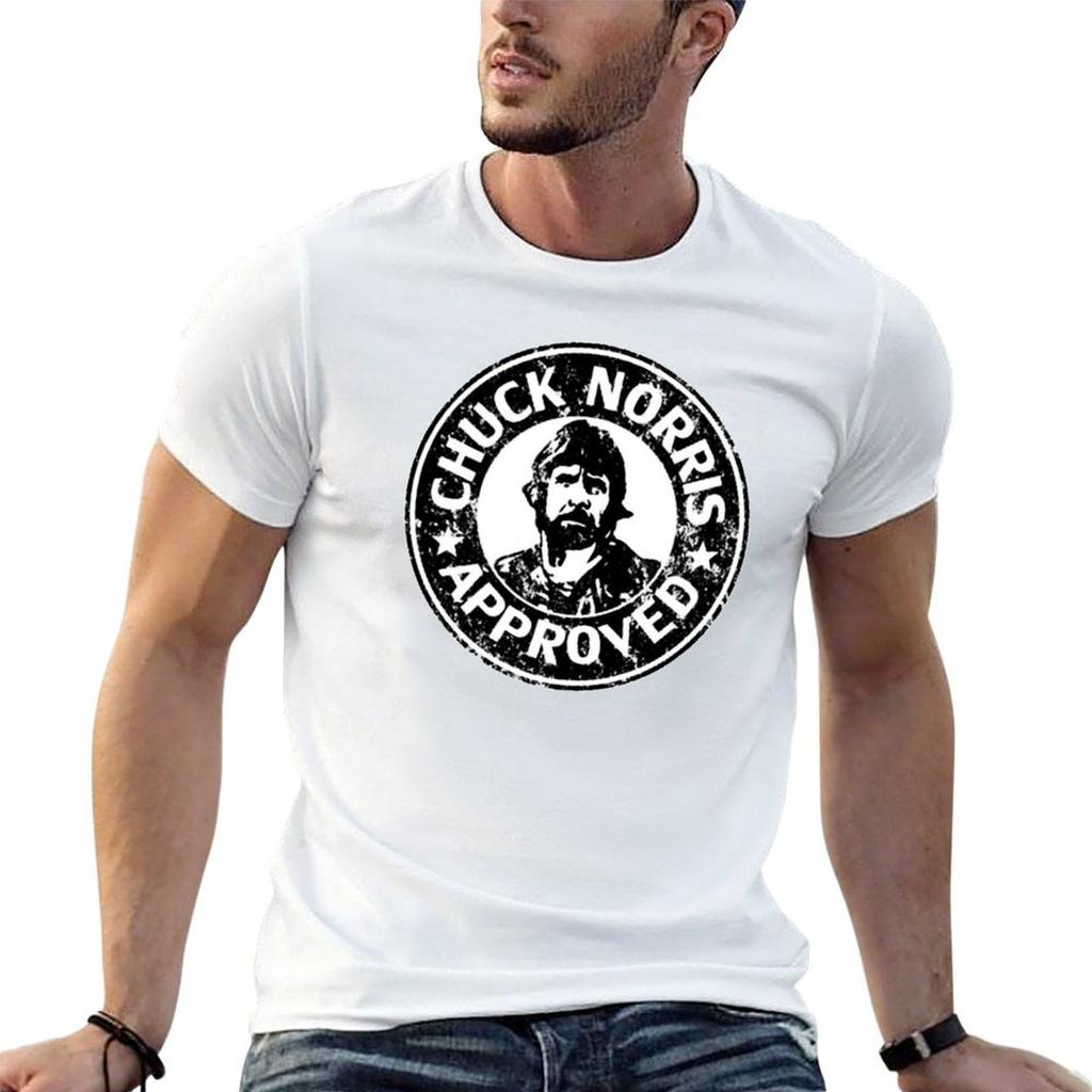 Chuck Norris Printed T-shirt Men and Women Summer Cotton Clothing Retro Fashion Round Neck Short Sleeved
