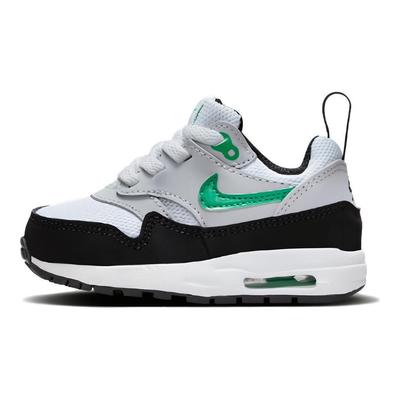 Air Max 1 EasyOn TD Black Stadium Green Baby Sneakers White Pure-Platinum DZ3309-108
