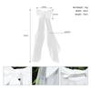 Double Layer Mesh Tulle Solid Color Women Short Wedding Veil with Clip Ribbon Edge Center Cascade Bride Headpiece Party