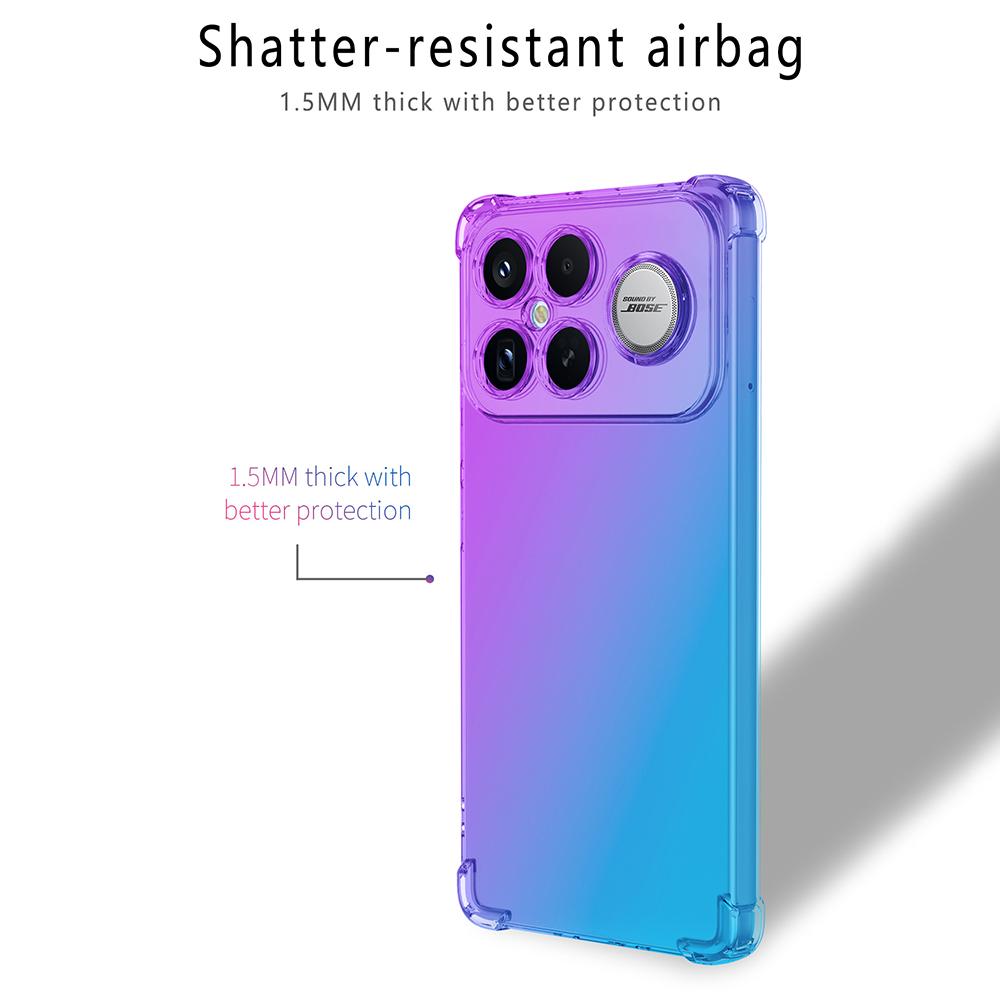 For Xiaomi Redmi K90 Pro Max 5G / Poco F8 Ultra Case Gradient Color TPU Anti-Drop Phone Cover