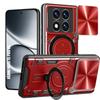 Case for Xiaomi Redmi Note 15 Pro 4G, Shockproof with Ring and Camera Protection - Red