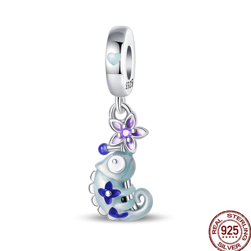 Copper Spring Luminous Insect Butterfly Series Flower Element Gift Beads Suitable For Pan Original Bracelet