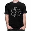 Custom Emt Star Of Life T Shirt Men Short Sleeve Pure Cotton Tshirt Leisure Paramedic Medic Ambulance Tees Streetwear Tshirts