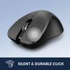 Perixx Wireless Ergonomic Iron Black PERIMICE-821IB Mouse, Bluetooth, Design,