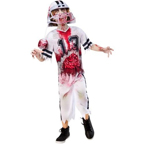 Bristol Novelty Boys Zombie Football Player Costume Set