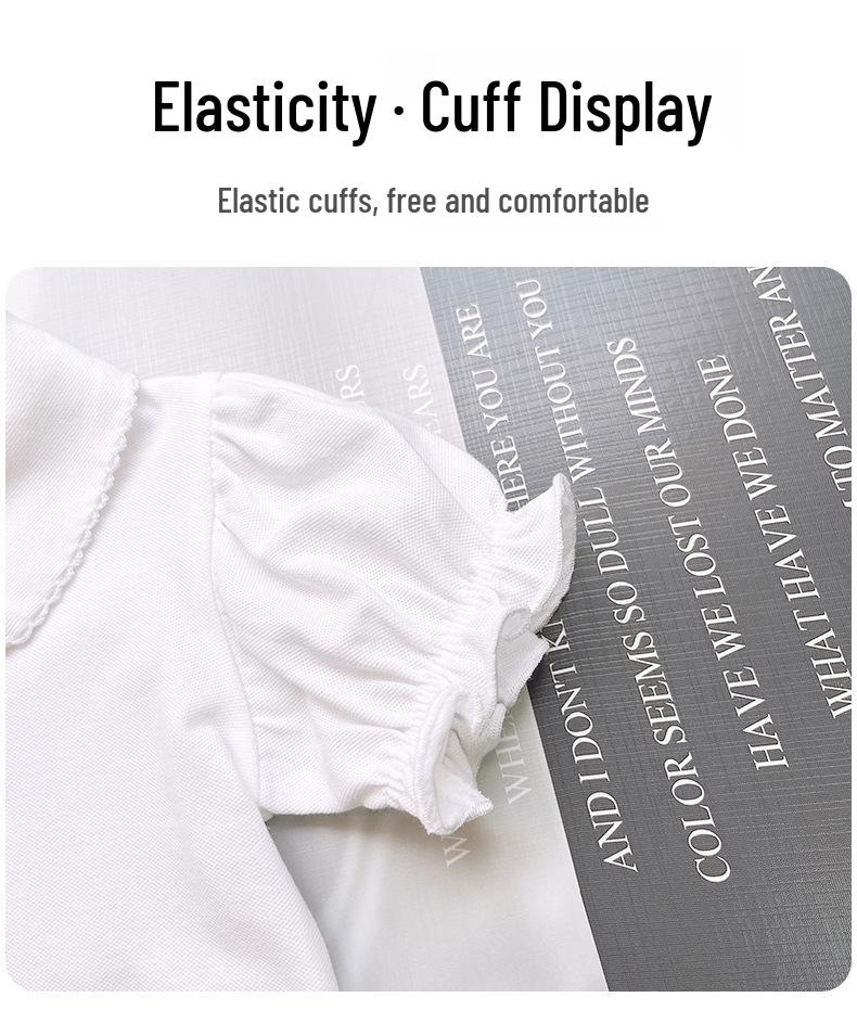 Children's Summer Polo Shirt: Unisex Short-Sleeve T-Shirt with Lapel and Lace for Boys and Girls