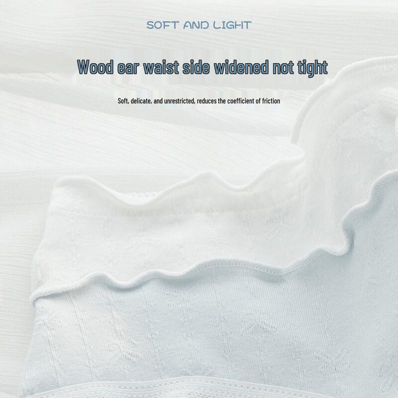 Urban Beauty Women's 2025 Mid-Waist Pure Cotton Briefs with Silk Crotch