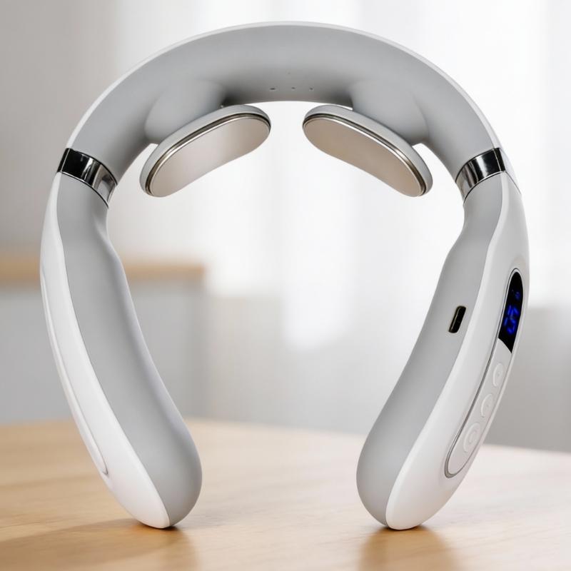 Neck Massagers for Pains Relief Deep Tissue,Electric Portable Neck Massagers with Heat for Women Men Gift