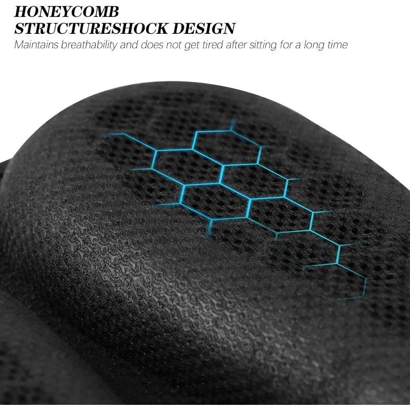 Motorcycle Seat Cushion 3D Honeycomb Anti-slip Motorcycle Gel Seat Cushion Moto Pressure Relief Ride Seat Pad Moto Accessories