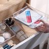 S/M/L/XL/XXL Desktop Storage Box Transparent Sundries Sorting Storage Organizer Rectangular Plastic Cosmetics Organizer Boxes