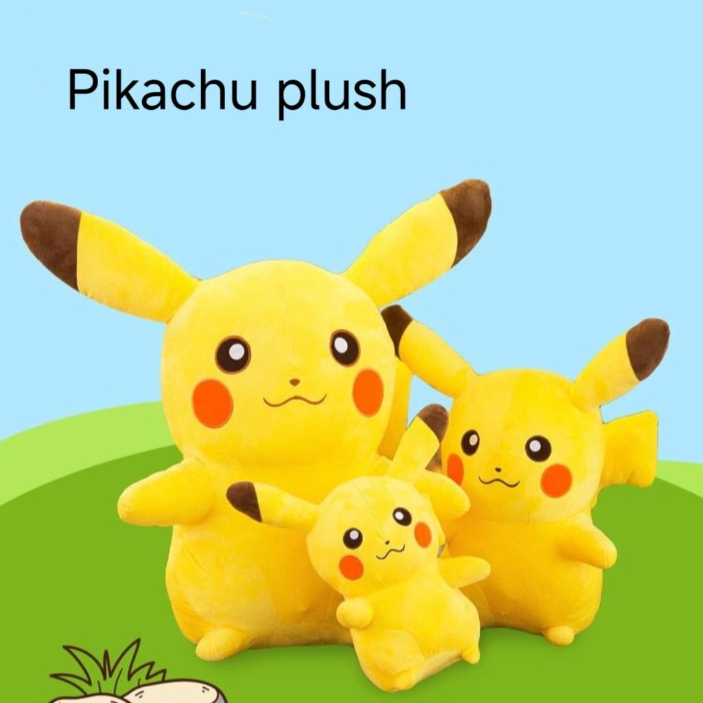 Kawaii Pikachu Plush Toy Big Size Snorlax Pillow Soft Stuffed Cartoon Animal Doll for Children Gift