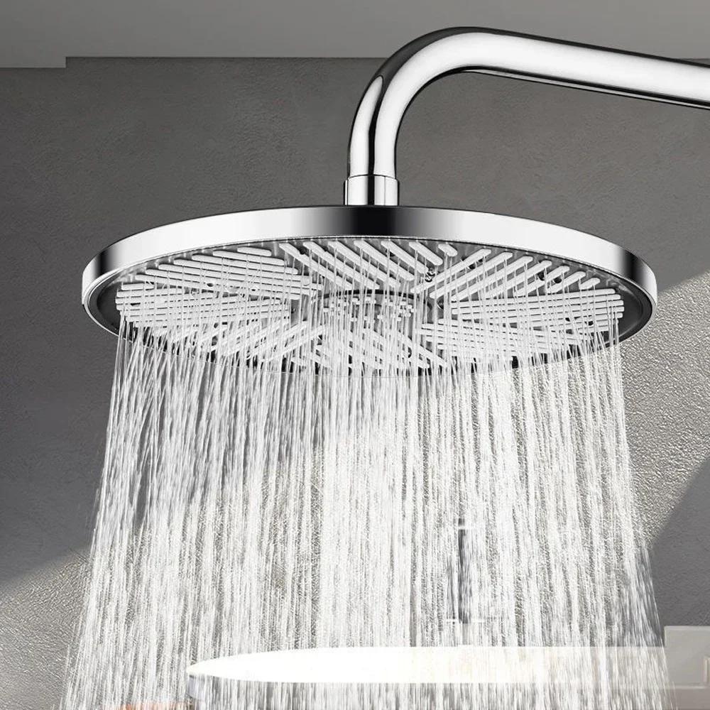 High Pressure Massage Rainfall Bathroom Shower Nozzle Big Panel Large Flow Supercharge Ceiling Mounted Shower Head