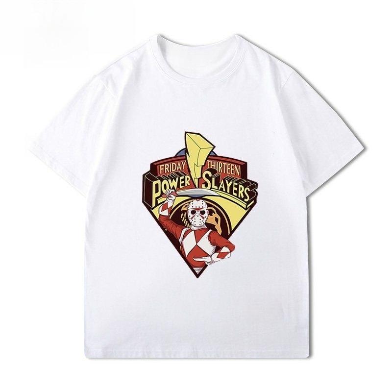 

2025Autumn and Winter Heavy Terror Trend Peripheral Printing T-shirt Men s and Women s Pure Cotton Comfortable Versatile T-shirt 4XL