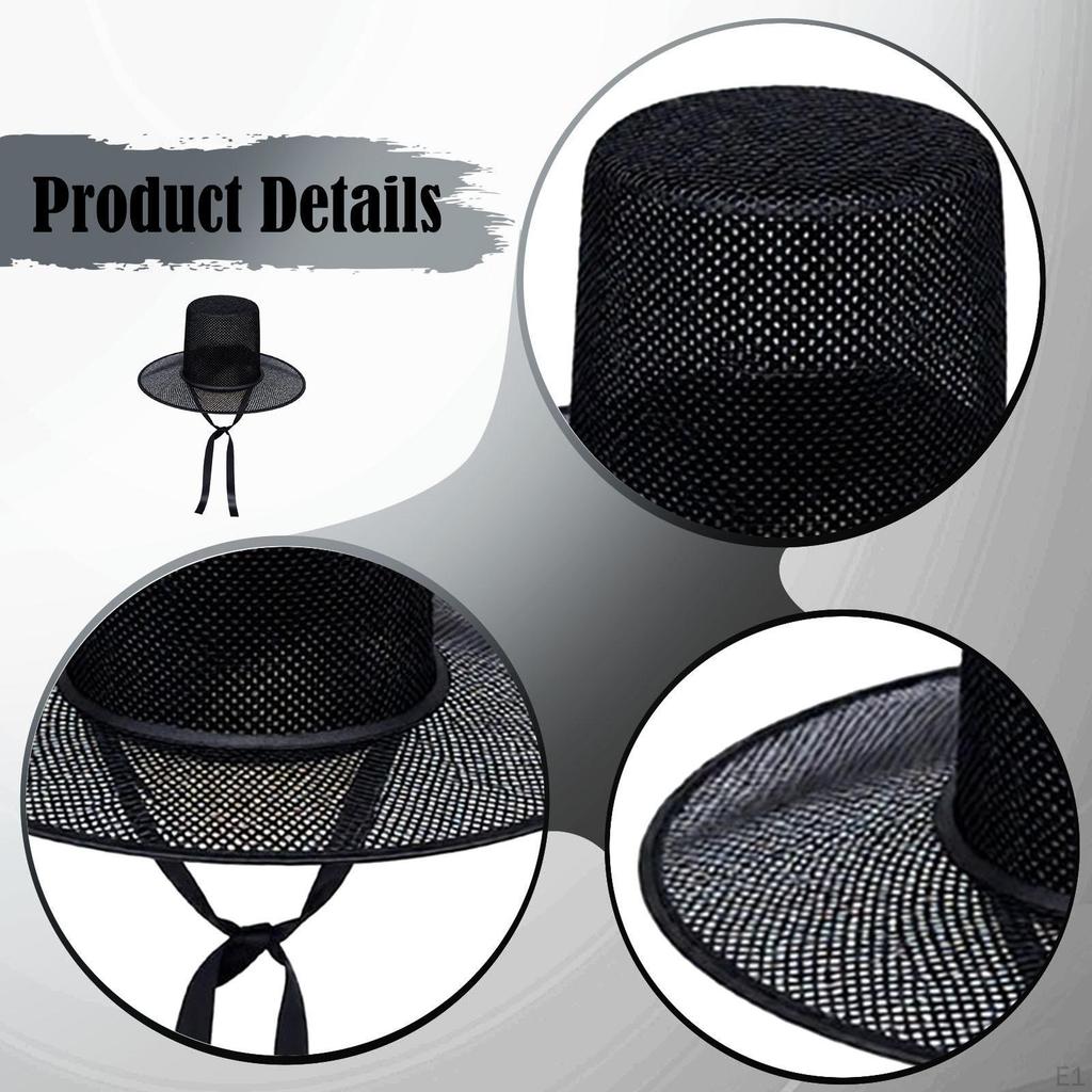 Korean Traditional Hat Creative Classic Decorative Adults Cap Costume Accessory