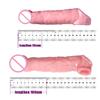 Highly Elastic Silicone Penis Extender Sleeve Reusable Dildos Condom Delay Ejaculation Dick Enlargement Sex Toys for Men